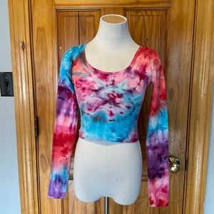 Tye dye crop top